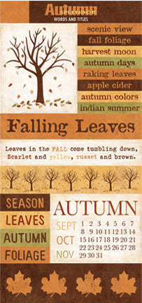 AS121 - Falling Leaves Accessory Sheet