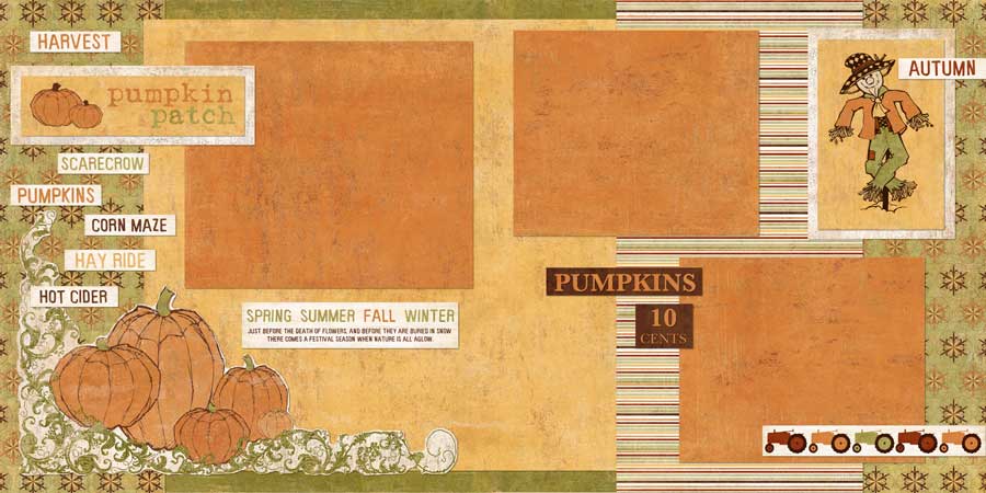 AS502 - Harvest Time Two Page Kit