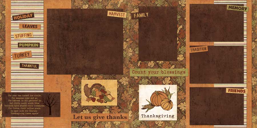 AS504 - Thanksgiving-Two Page Kit