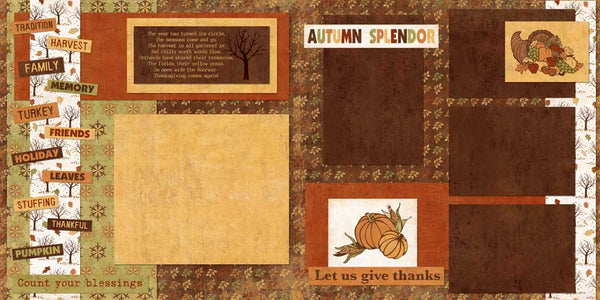 AS505 - Let us Give Thanks Two Page Kit
