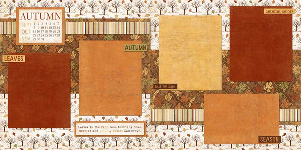 AS506 - The Months of Autumn Two Page Kit