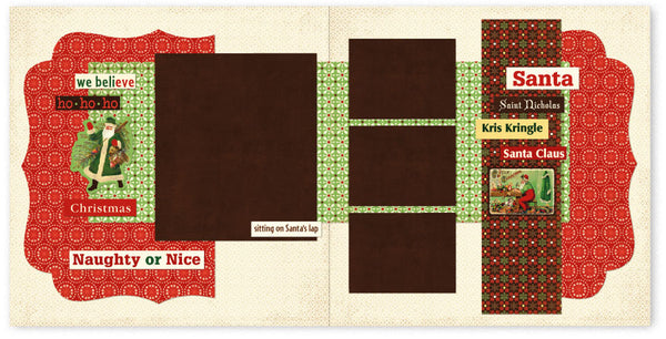 HJC511-HO HO HO We Believe Two Page Kit