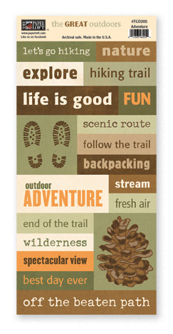 TGO205-The Great Outdoors Accessory Sheet
