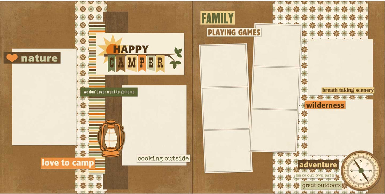 TGO517 Love to Camp - Two Page Kit