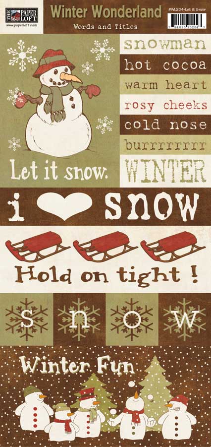 WL204 - Let it Snow Accessory Sheet