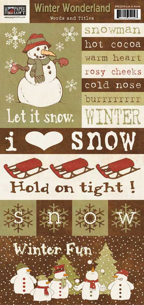 WL204 - Let it Snow Accessory Sheet