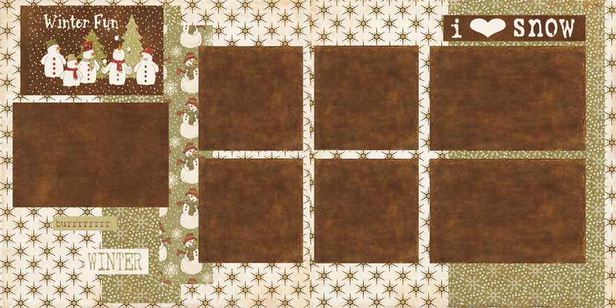 WL503 - I Love Snow Two Page Kit