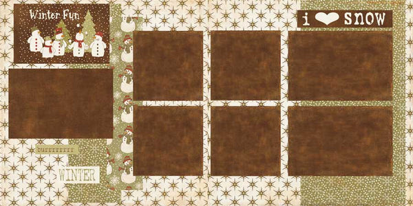 WL503 - I Love Snow Two Page Kit