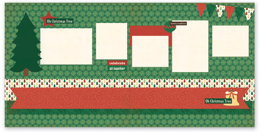 HJC514 Oh Christmas Tree - Two Page Kit