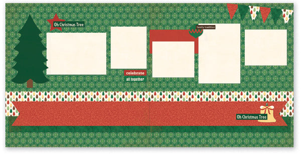 HJC514 Oh Christmas Tree - Two Page Kit