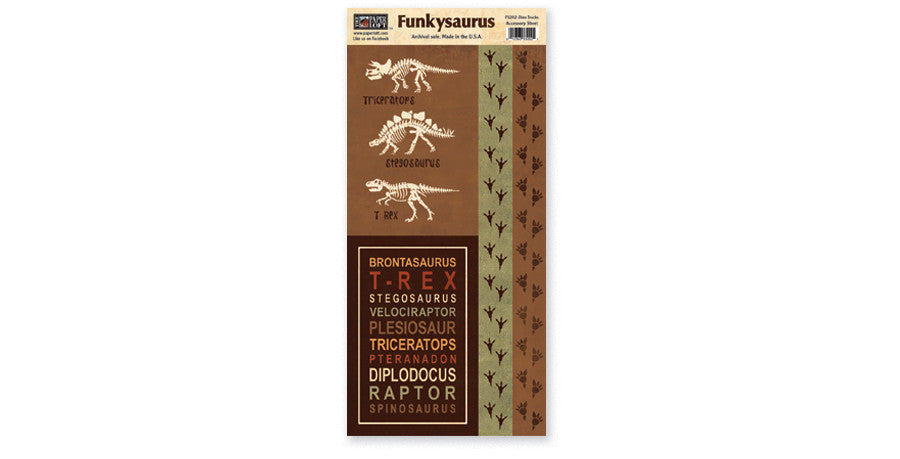 FS202-Dinosaur Tracks Accessory Sheet