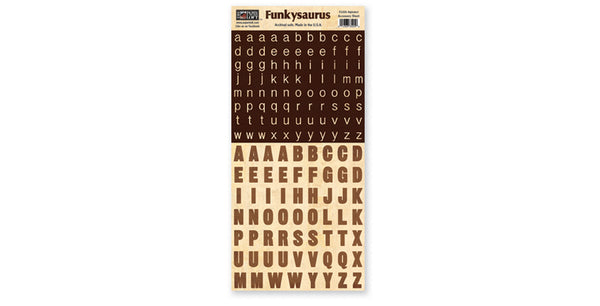 FS205- Alphabet Accessory Sheet