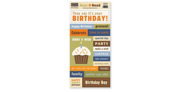 GRH203-Birthday Accessory Sheet