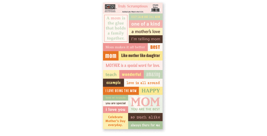 TS205- Mother Accessory Sheet