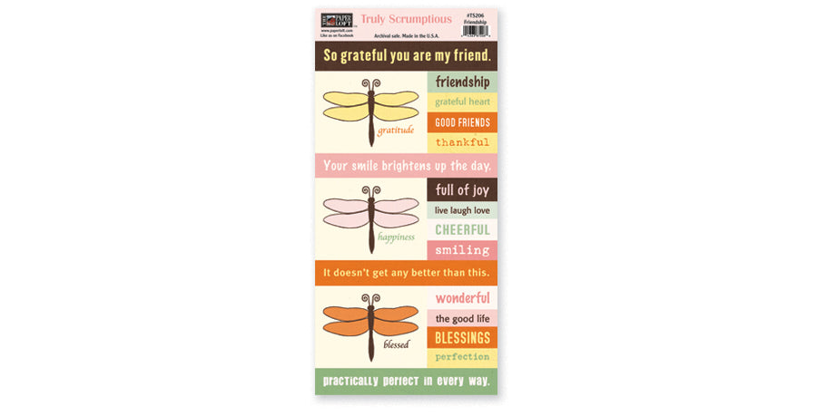 TS206- Friendship Accessory Sheet
