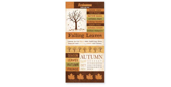AS121 - Falling Leaves Accessory Sheet
