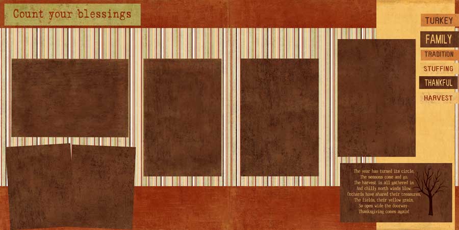 AS509 - Count your Blessings Two Page Kit