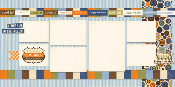 GRH516 - Remember this Moment - Two Page Kit