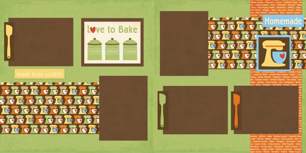HC508 - Love to Bake - Two Page Kit