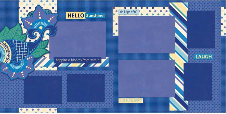 PW510 - Happiness Blooms from Within - Two Page Kit