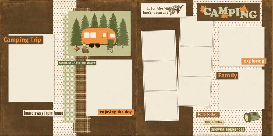 TGO521 - Camping Trip - Two Page Kit