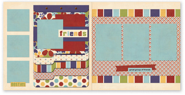 TTK501-Friends Double Page and Album Kit