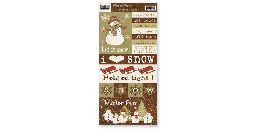 WL204 - Let it Snow Accessory Sheet