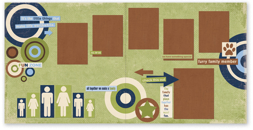 TZ507 - We make a Family - Two Page Kit