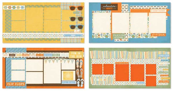 SUN516 - Let's Do This Multi Page Scrapbook Kit