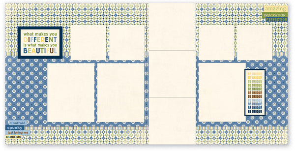 PP514-Be Unique Two  - Page Kit
