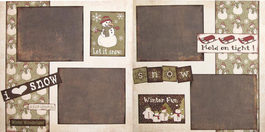 WL501 - Let it Snow Two Page Kit