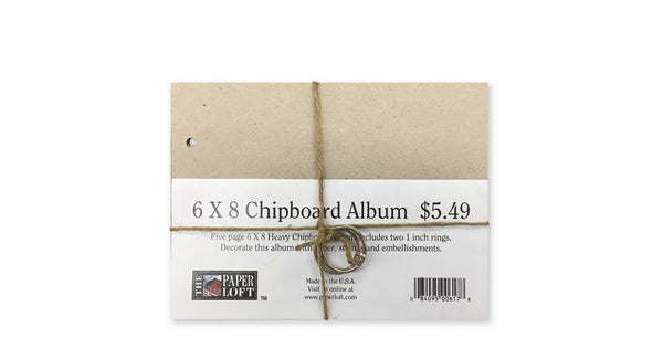 Chip102 - 6 X 8 Chipboard Album