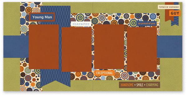 BUL502-Young Man Two Page Kit