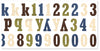 DU401-Dude Alphabet Sticker