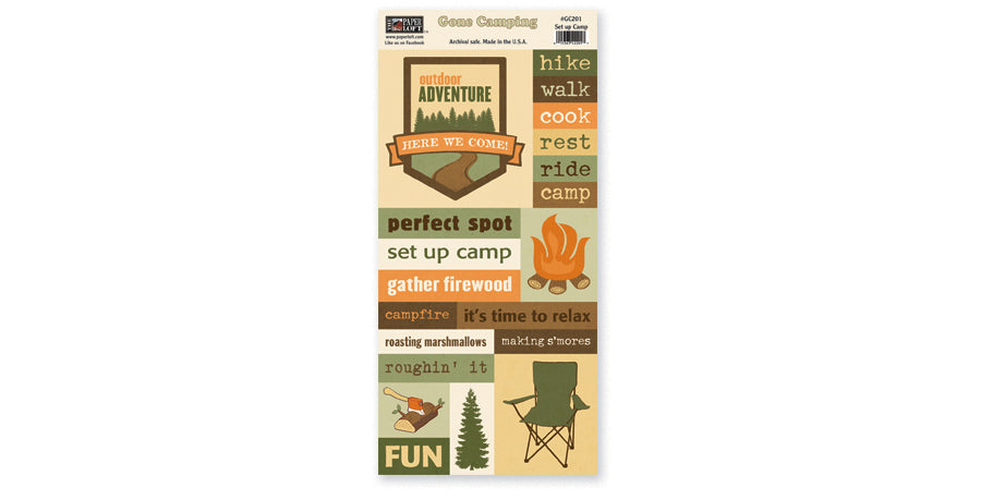 GC201- Set Up Camp Accessory Sheet