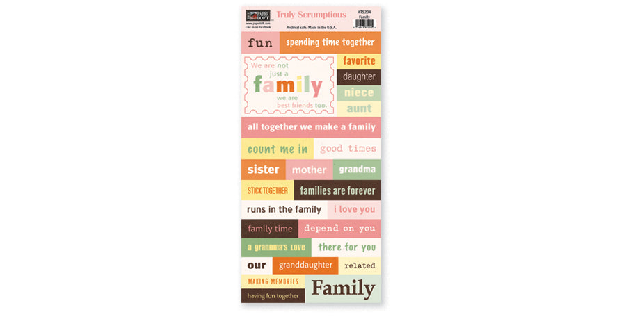 TS204- Family Accessory Sheet