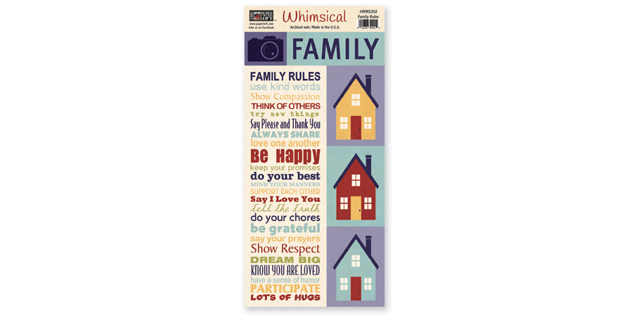 WMS202-Family Rules Accessory Sheet